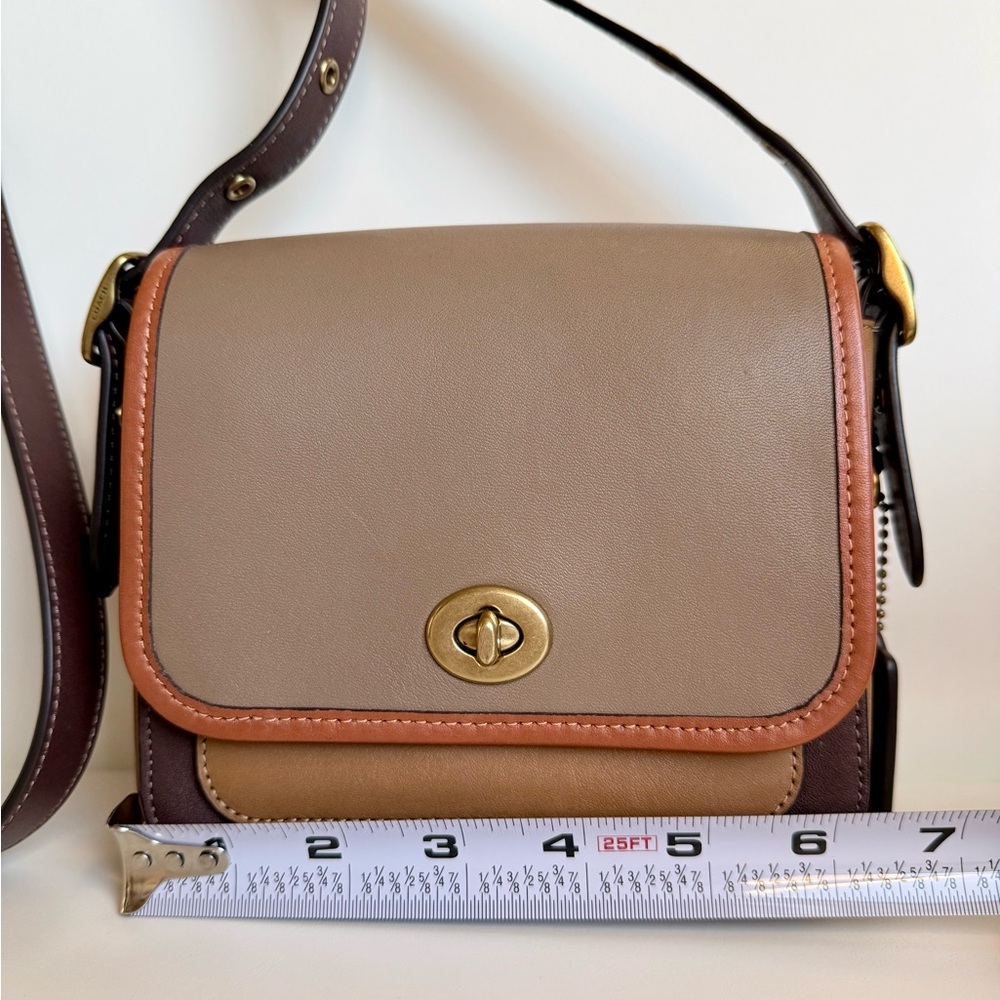 Coach Rambler Crossbody Colorblock Elm Multi Brown Tan Taupe
89126 - Picture 5 of 8